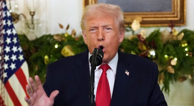 Trump hace balance de su gobierno sin referirse a Venezuela