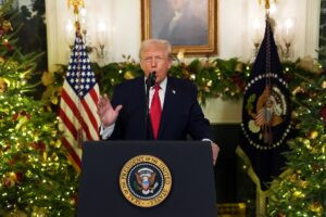 Trump se olvida por una noche de Maduro y centró su discurso a la nación en la economía