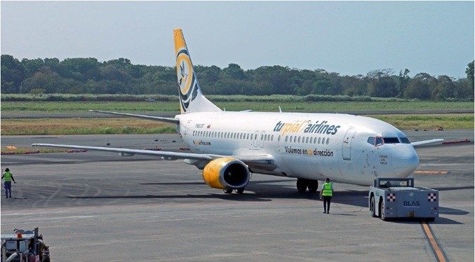 Turpial Airlines incrementa frecuencias de vuelos Valencia-Bogotá