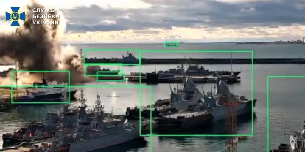 Ucrania afirma haber golpeado un submarino ruso por primera vez desde el inicio de la guerra, pero Moscú niega los daños