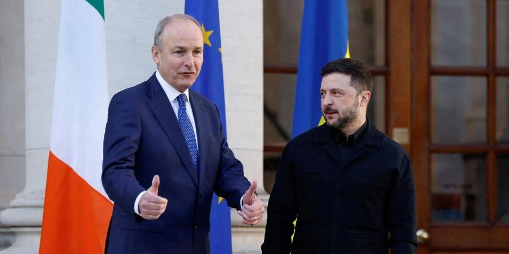 Ucrania confirma que drones desconocidos pasaron cerca del avión de Zelenski en su viaje a Irlanda