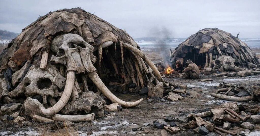 Un hallazgo histórico revela cómo los humanos resistieron el frío extremo usando huesos de mamut como viviendas en plena Edad del Hielo