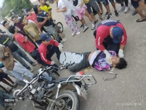 Un lesionado en colisión de moto y camión en El Palotal – Diario La Nación