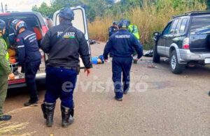 Un motorizado muerto y otro herido deja colisión con una Vitara en el sector La Sierra de Pariaguán