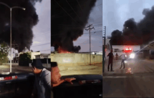 Un nuevo incendio en la Zona Industrial de Maracaibo generó preocupación