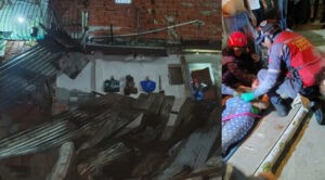 Una mujer fallece y tres personas quedan heridas por desplome de casa en Caracas
