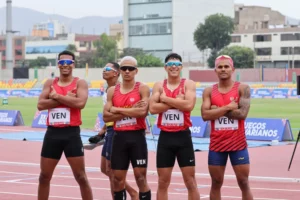 Venezuela impone récord en el 4×400 de los Juegos Bolivarianos