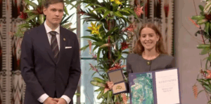 “Venezuela no está sola en está oscuridad”, hija de María Corina Machado recibe Nobel de la Paz 