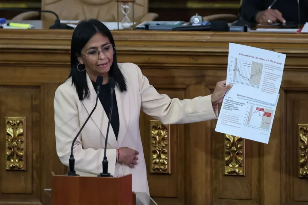 Vicepresidenta presentó a la AN presupuesto 2026 por casi 20 mil millones de dólares
