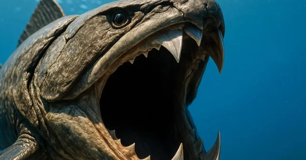 así cazaba realmente el coloso del Devónico Dunkleosteus terrelli