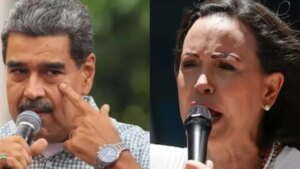 el gobierno de Nicolás Maduro cuestionó el Nobel de la Paz a Corina Machado