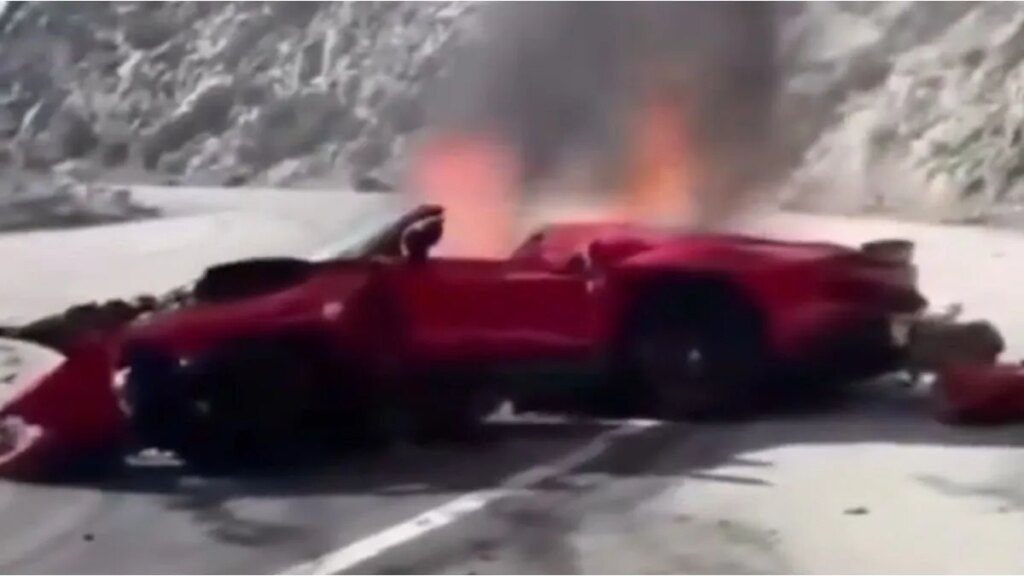 el video del trágico accidente en el que perdió la vida