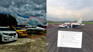 este es el historial de la aeronave