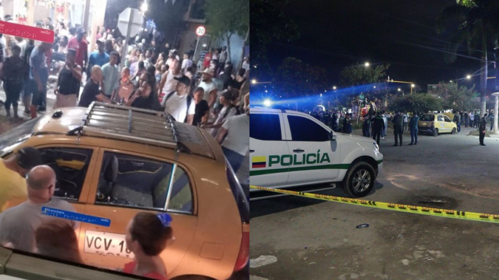 familia que iba con menores de edad en un taxi resultó lesionada