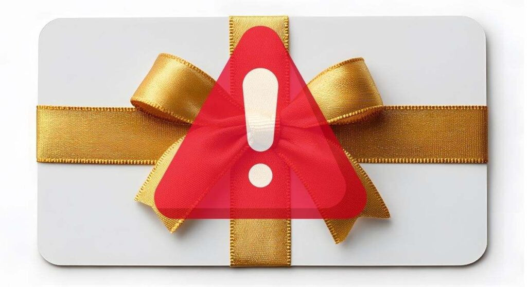 mucho cuidado con dar o recibir una estas Navidades