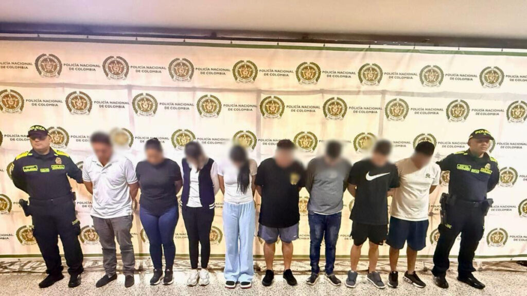 ocho personas fueron capturadas; la mayoría en Medellín