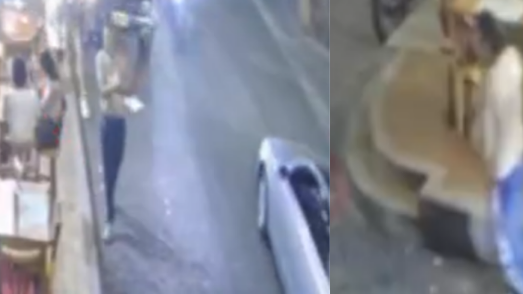 presunto responsable sonrió en medio de la captura