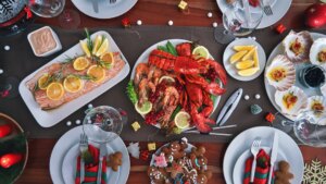 un menú navideño saludable y sin gluten