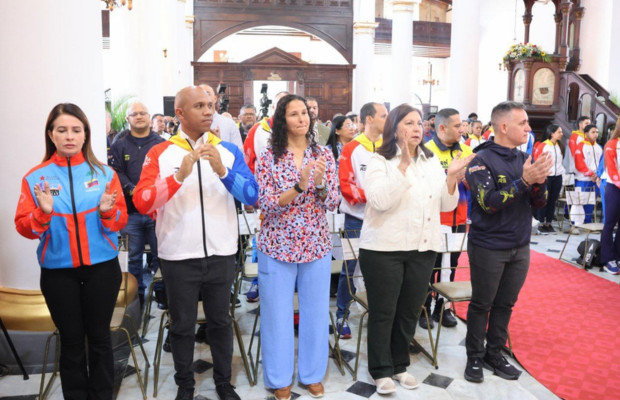 81.ª Misa del Deporte en Caracas oró por la paz en el país