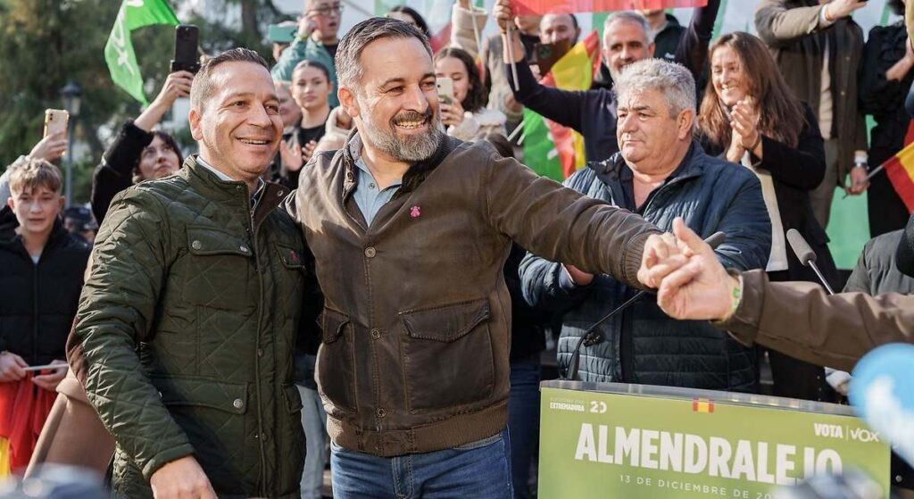 Abascal afirma que Vox entrará en el Gobierno de Extremadura con una vicepresidencia y varias consejerías