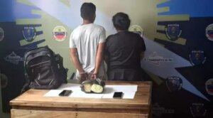 Cae presa pareja con dos panelas de droga en Machiques