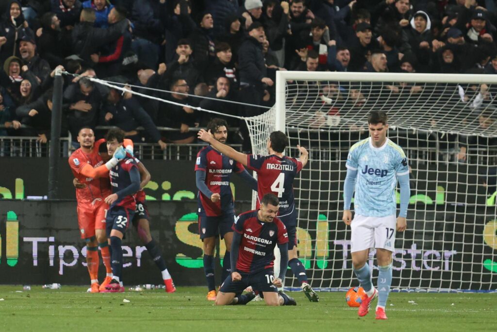Cagliari puso fin a la gran racha de la Juventus