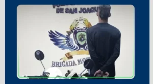 Capturado motopiruetas en San Joaquín