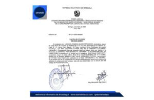 Cartel de citación emitido por el Juzgado Segundo de los municipios Simón Rodríguez y Guanipa