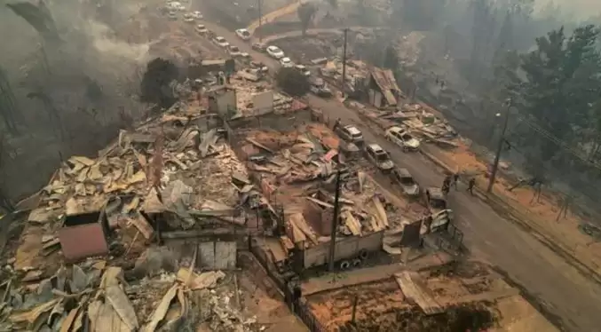 Chile declara estado de catástrofe por grandes incendios forestales