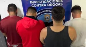 Cicpc arresta a cuatro personas por posesión ilícita de drogas