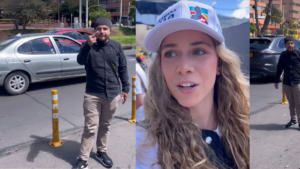 Ciudadano confronta a aspirante a la Cámara en Bogotá y la tilda de ‘ratera’ mientras hacía campaña