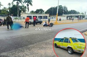Colisión entre moto y Ford Zephyr cerca de la E/S Venezia dejó un hombre y una mujer lesionados