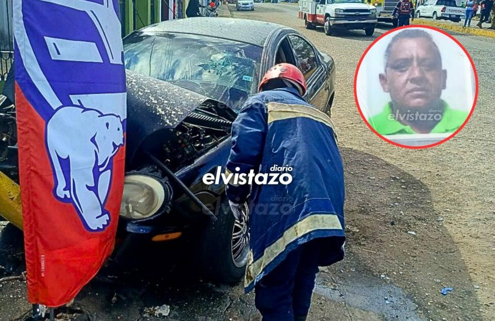 Conductor de Neón colisionó en la Av. Fernández Padilla de Guanipa tras sufrir un presunto evento médico