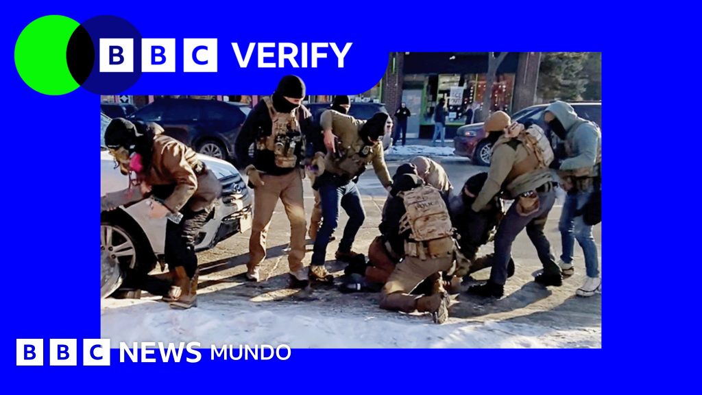 Cuadro a cuadro: la BBC analiza los videos del tiroteo en el que Alex Pretti murió a manos de agentes de migración en Mineápolis
