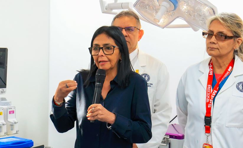 Delcy Rodríguez anunció una app para "transparentar" el manejo de fondos en Venezuela