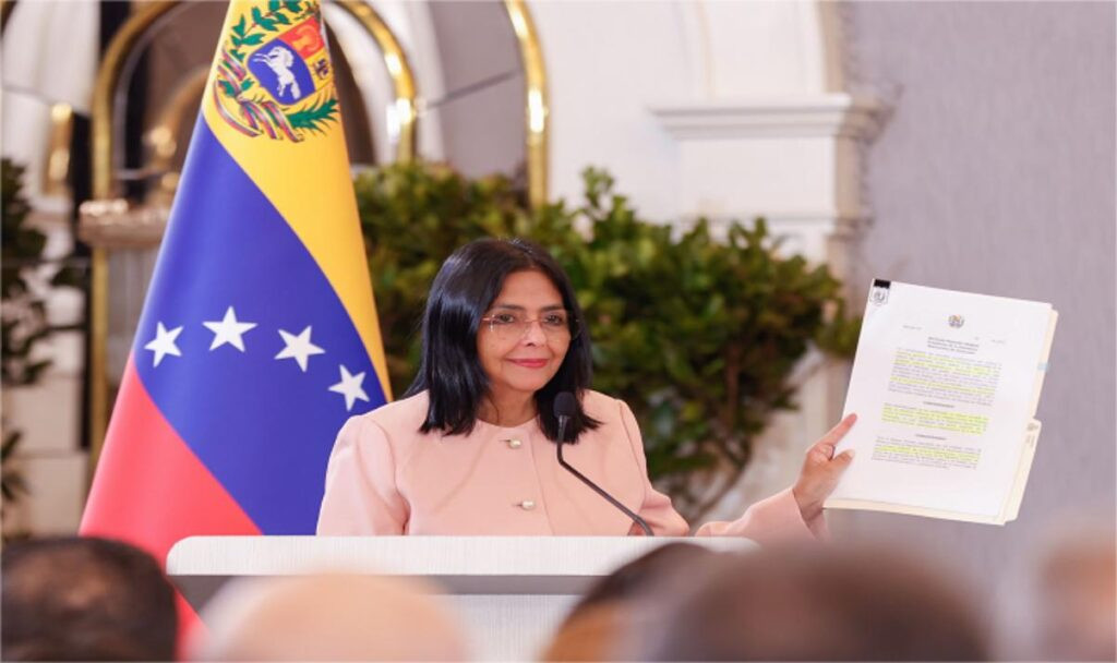 Delcy Rodríguez asegura que ningún "agente externo" gobierna en Venezuela