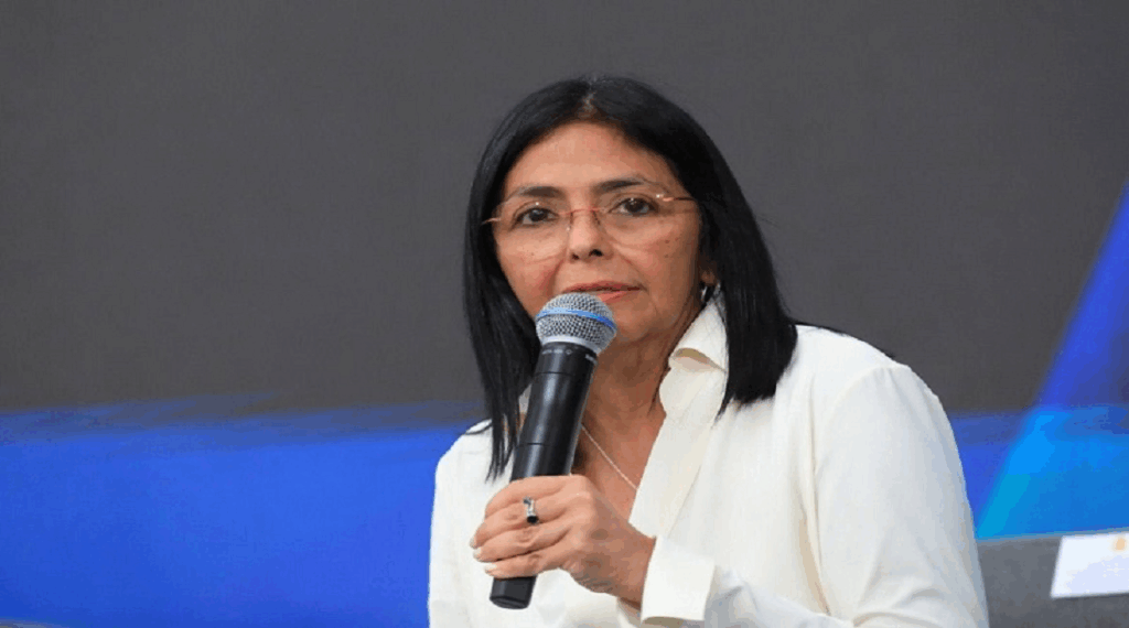 Delcy Rodríguez está en territorio venezolano