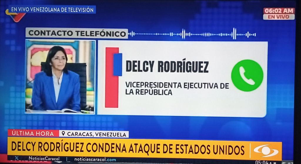 Delcy Rodríguez exige prueba de vida de Nicolás Maduro
