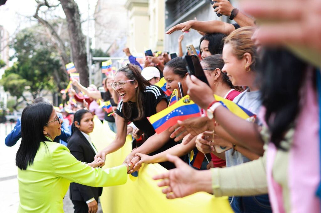 Delcy Rodríguez llama a “la unidad y a la grandeza como nación”