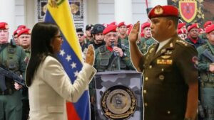 Delcy destituyó al comandante de la Guardia de Honor Presidencial