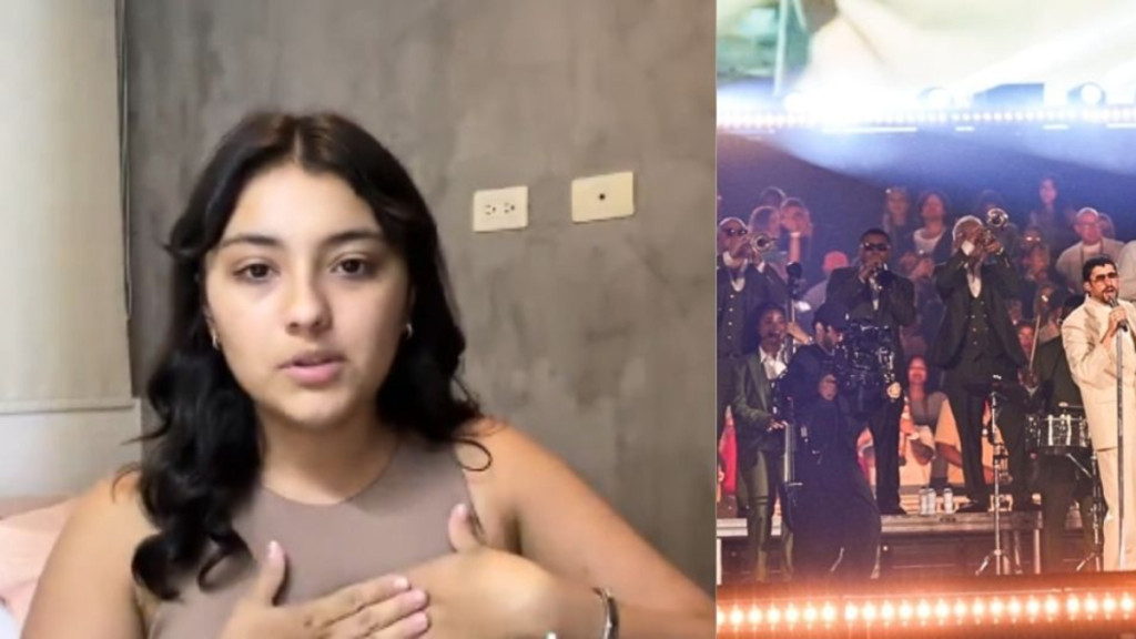 Denuncias por indignante comportamiento de un hombre que orinó sobre varios asistentes en el concierto de Bad Bunny en Medellín