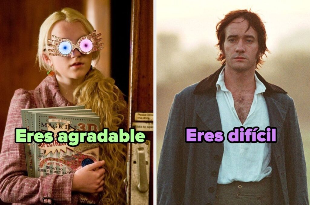 Descubre si eres una persona agradable o difícil con personajes literarios