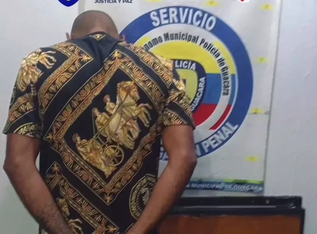 Detenido hombre que agredió a su pareja en Guacara