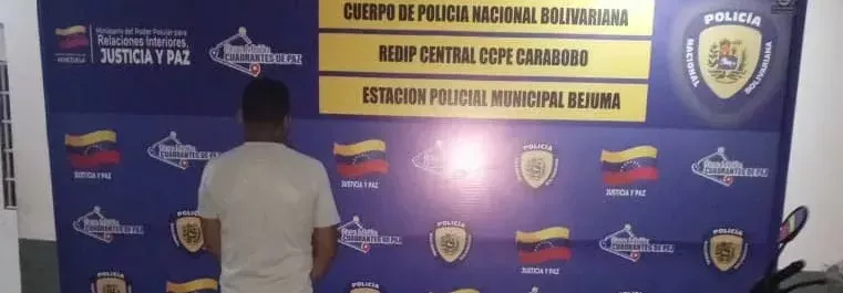 Detenido motorizado por alteración al orden público en Bejuma 