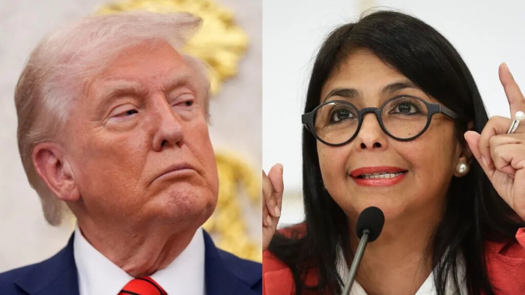 Donald Trump confirmó un nuevo contacto con Delcy Rodríguez: Es una persona fantástica