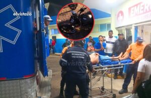 Dos residentes de Guanipa lesionados en colisión moto – vehículo cerca del vertedero municipal