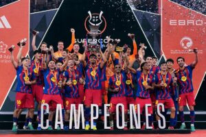 El Barça tumba a un digno Real Madrid y levanta la Supercopa | europapress.es