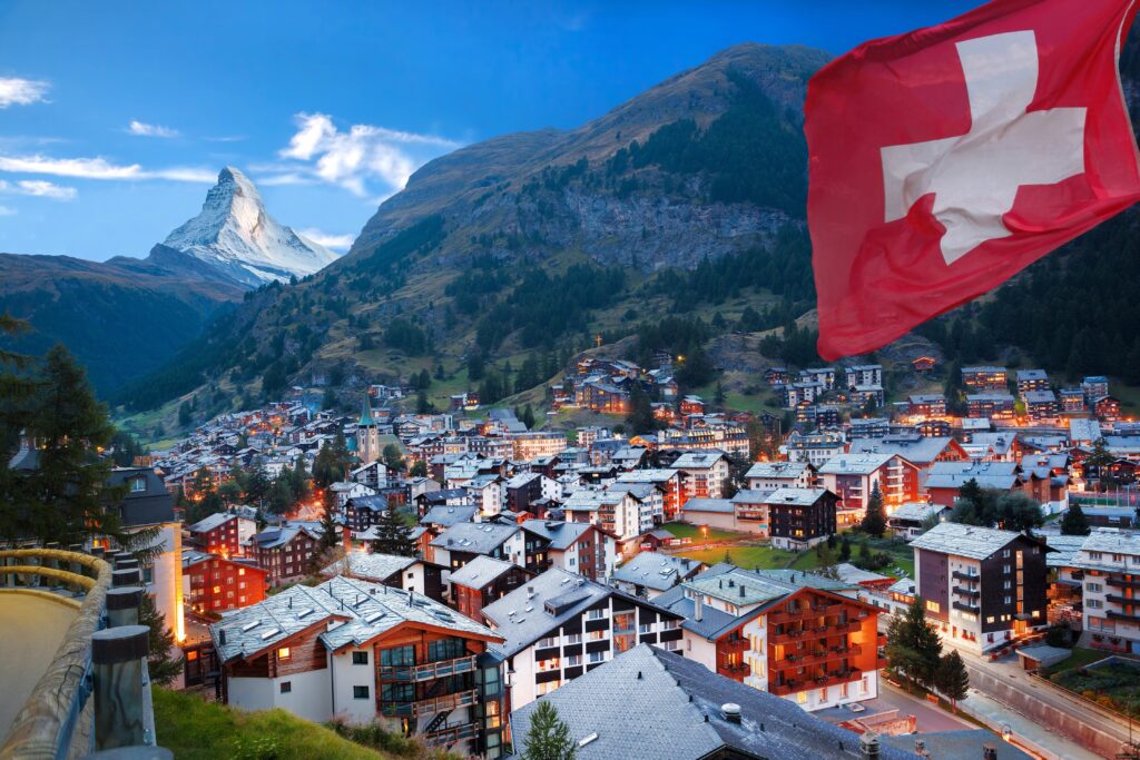 El Corazón de los Alpes Suizos y el Matterhorn