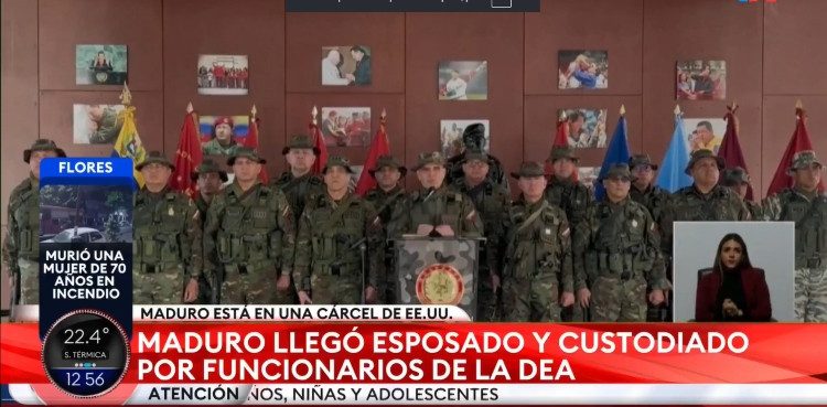 El Pronunciamiento del Alto Mando Militar Venezolano "Secuestro" y Ratifica Lealtad a Nicolás Maduro
