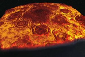El misterio de las diferencias extremas entre los vórtices polares de Júpiter y los de Saturno